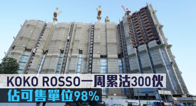 KOKO ROSSO一周累沽300伙。