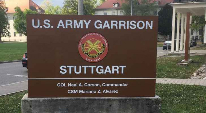 位于德国斯图加特的美国陆军驻地。网上图片