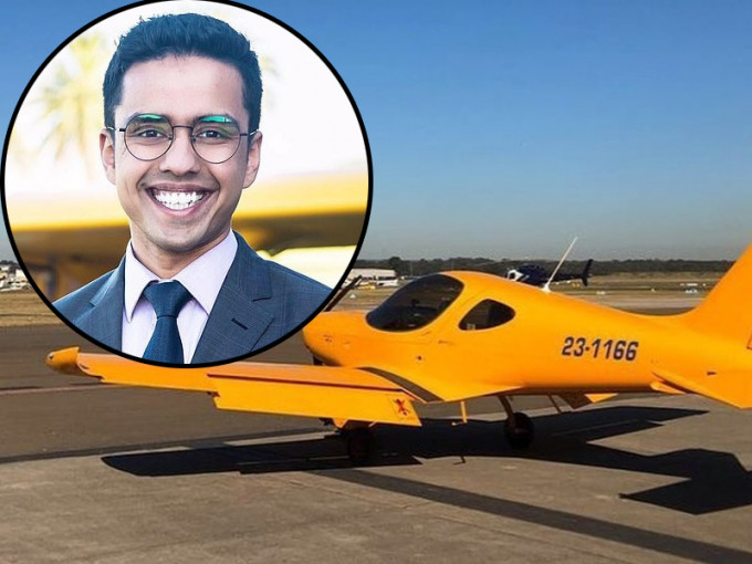 印度男子霍卡尼22歲時被飛行學校炒魷，用2.6萬自已開一間飛行學校，8年後坐擁逾3億，躋身富豪榜。(網圖)