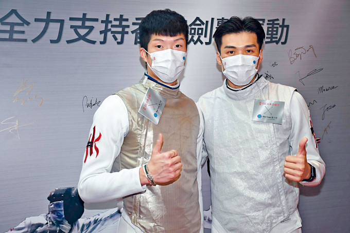张小伦（右）相信得力于商业赞助，香港未来有能力申办世界大赛。
