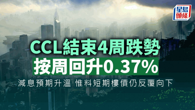 减息预期升温 二手楼价回稳 CCL终止4周连跌 惟短期楼价仍反覆向下