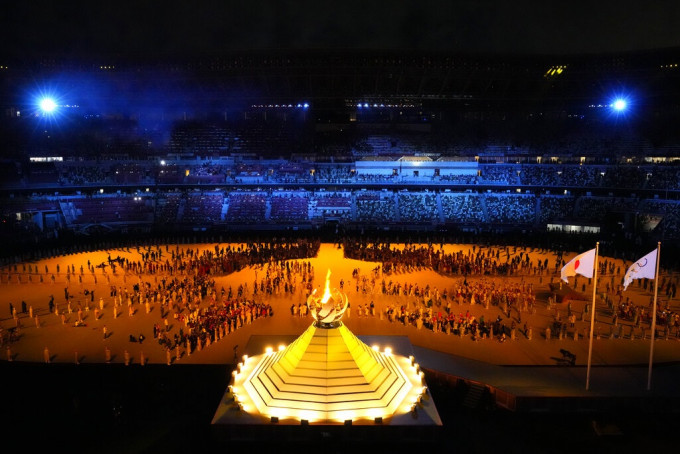 东京奥运正式开始。AP图片