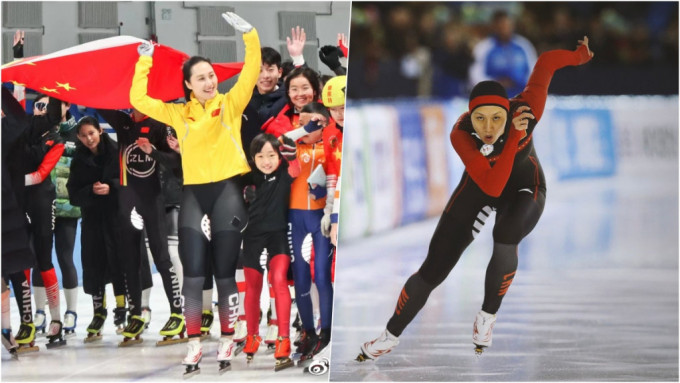 中国速滑冬奥会首金得主张虹宣布退役 。 微博图