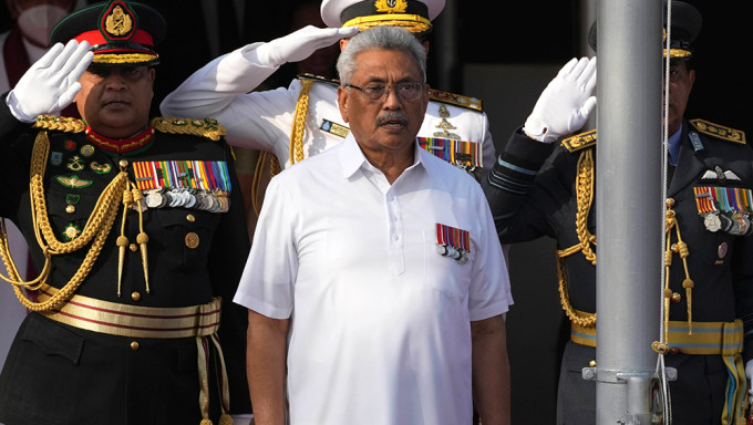 斯里蘭卡總統傳獲新加坡「庇護」 ，已飛往當地。AP資料圖片