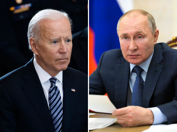 拜登与普京通电话，提议在第三国举行美俄领导人峰会。AP图片