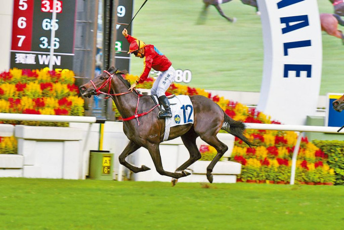 馬季煞科日尾場由「安遇」勝出，成為今季最冷獨贏。