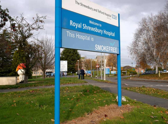 涉事醫院分別為Royal Shrewsbury Hospital，以及Telford Princess Royal Hospital。網圖