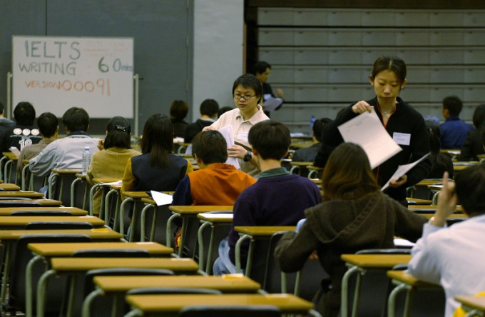 IELTS香港考生去年整體測試的平均成績為6.53分，在亞洲區排名第3。資料圖片