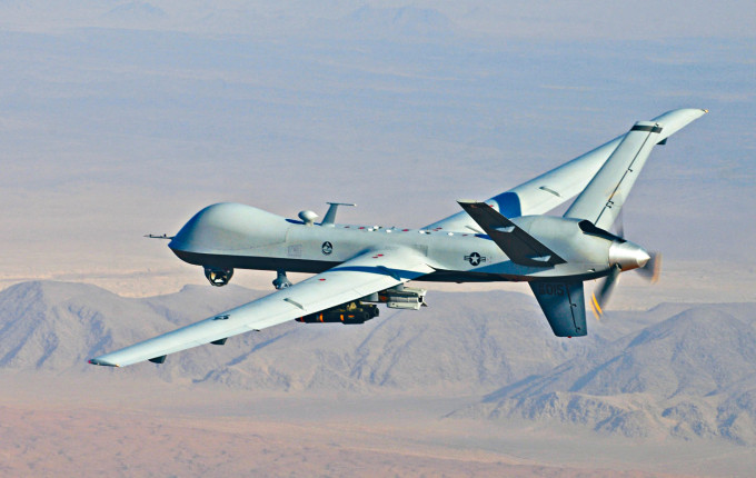 ■美國的MQ－9無人機具偵察和攻擊功能。