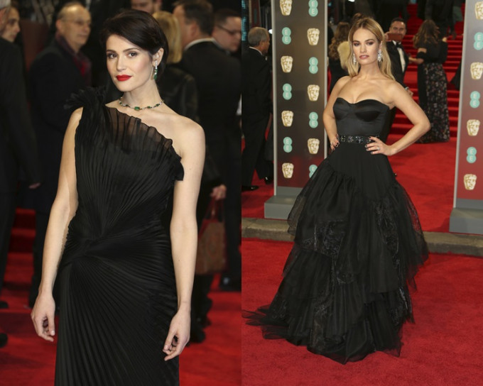 Gemma Arterton、Lily James（AP）