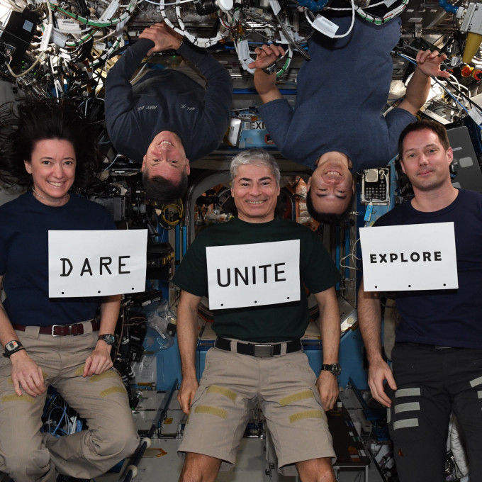 有4名太空人最快本周末離開國際太空站返回地球。twitter