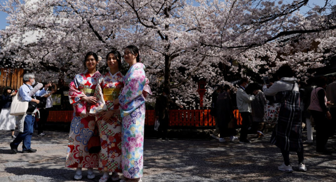 日本观光局指3月有14.49万人次港人到当地旅游。路透社资料图片
