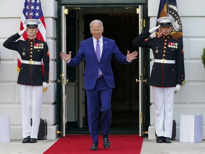 美国总统拜登出席独立日庆祝活动。AP图片