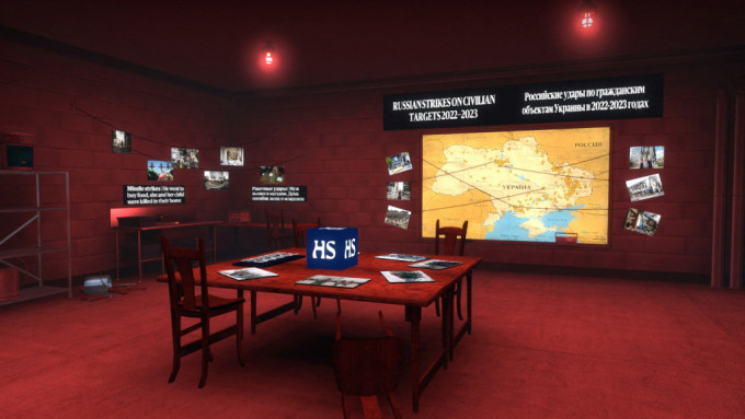 《赫尔辛基日报》透过可自由创作内容的射击游戏「绝对武力」（Counter-Strike）发布俄乌战争消息。 路透社