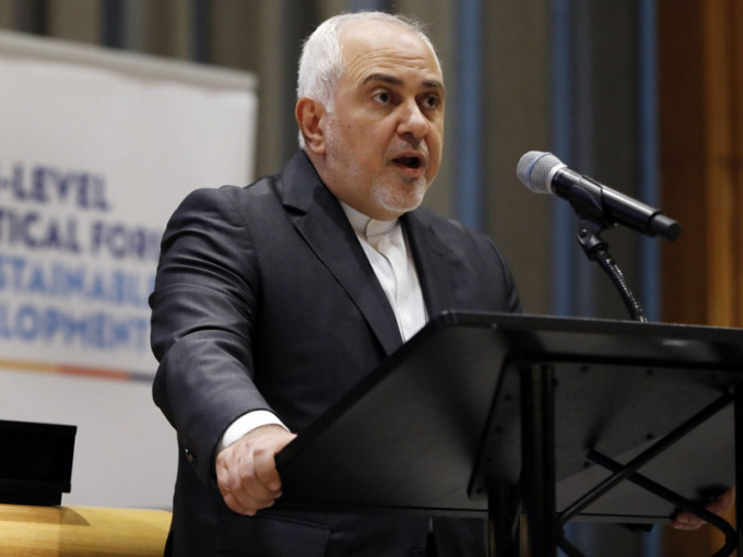 伊朗外長扎里夫稱並無收到失去無人機消息。AP