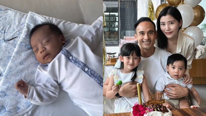 刘德华妻表妹陈雪铃为儿子庆祝1岁。