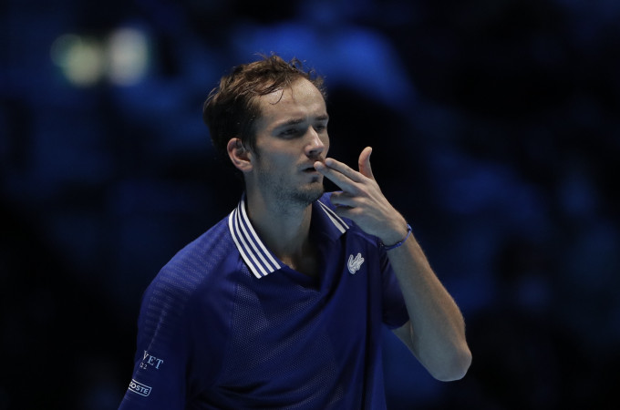 美維迪夫於ATP年終賽八連勝。Reuters