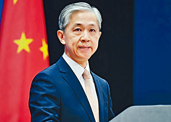 汪文斌批評G7粗暴干預中國內政。