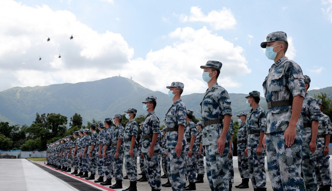 驻香港部队第二十三次建制单位轮换工作顺利完成。部队图片