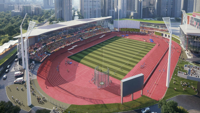 预计于2024年启用的启德体育园，料将成为2025年全运会香港赛事主场馆。