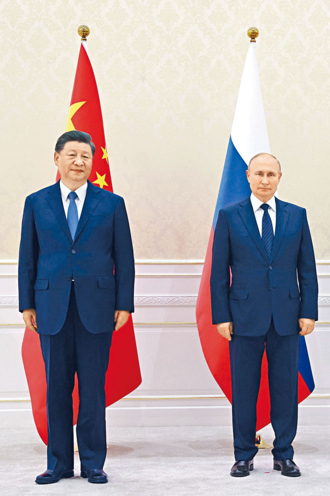俄烏戰事爆發後，中俄元首第一次面對面會談。