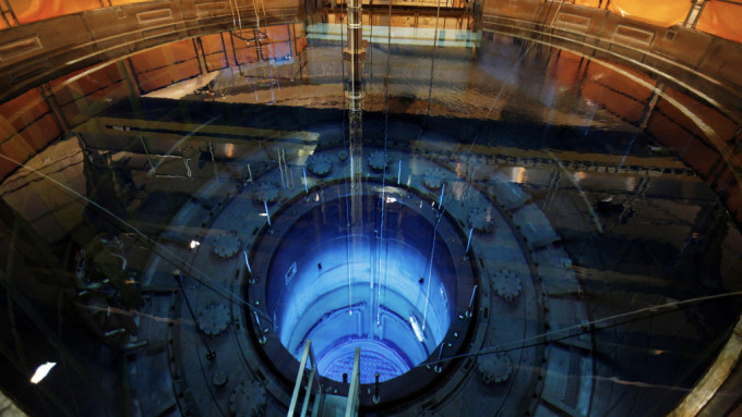 瑞士Muehleberg核电厂的开放式反应器。该厂目前已进入除役程序。 路透社