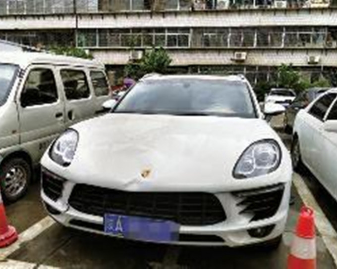 肇事汽車。 網上圖片