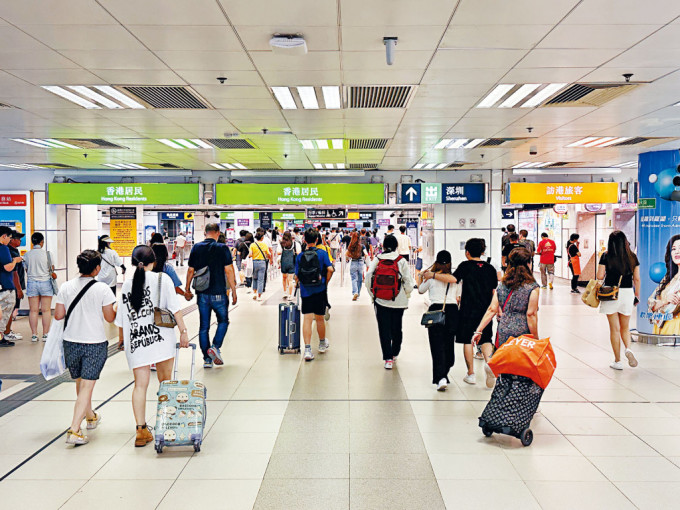 7月香港出入境人次突破2000万，创通关以来新高。