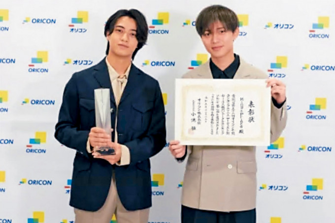 King & Prince成員只剩下高橋海人（左）和永瀨廉，他們獲封作品總銷量冠軍歌手。