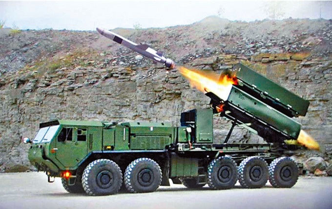 美國出售台灣的「魚叉」反艦導彈。