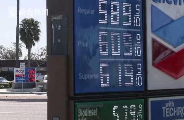 美國汽油價格大升。