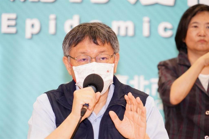 台北市長柯文哲昨日要求所有醫護人員打疫苗，是台灣首次。網上圖片