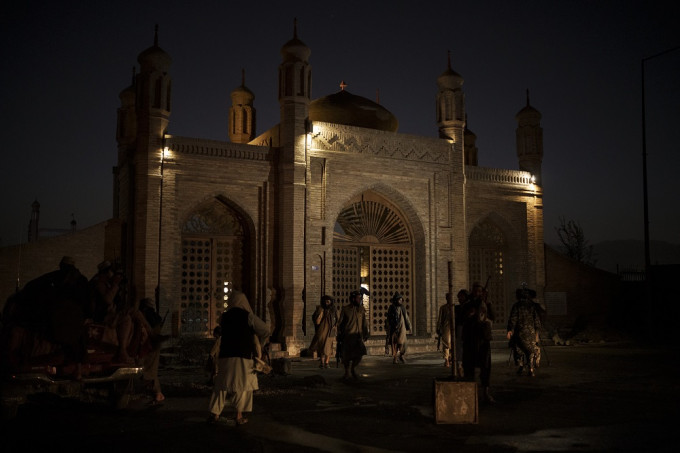 阿富汗有清真寺遭炸弹袭击，至少造成8死20伤。AP图片