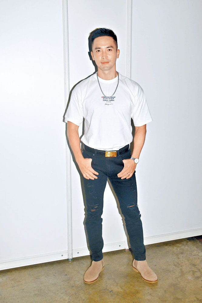 身材健碩的陳國峰自言現在是自己近十年來最瘦的時候。