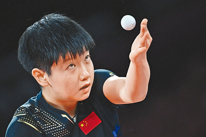 中國乒乓球女將孫穎莎對伊藤美誠往績佔優。