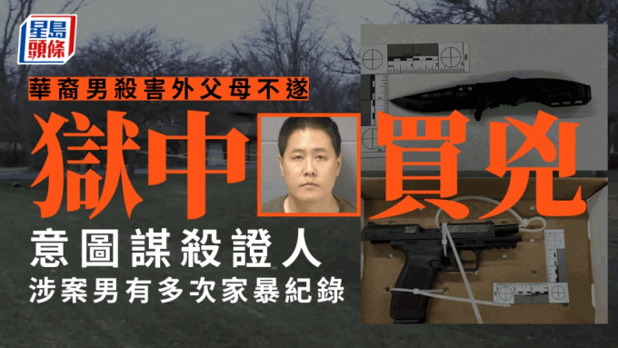 Michael Liu涉行刺岳父母未得逞，关押监狱再买凶图杀证人。 网上图片/ 星岛制图