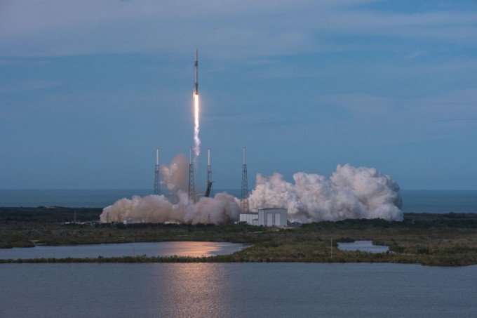 SpaceX周一發射一枚「獵鷹9號」火箭。SpaceX圖片