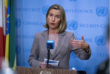 欧盟外交暨安全政策高级代表茉格里尼。AP