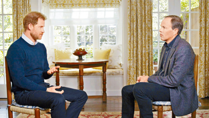 哈里王子日前接受英国ITV电视台访问。