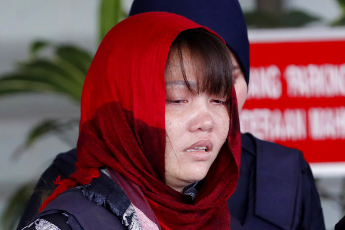 马来西亚下令续审越南女被告段氏香 。AP图片
