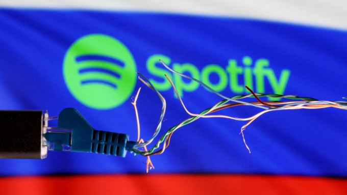 Spotify決定棄守俄羅斯4月底前正式停止營運。REUTERS