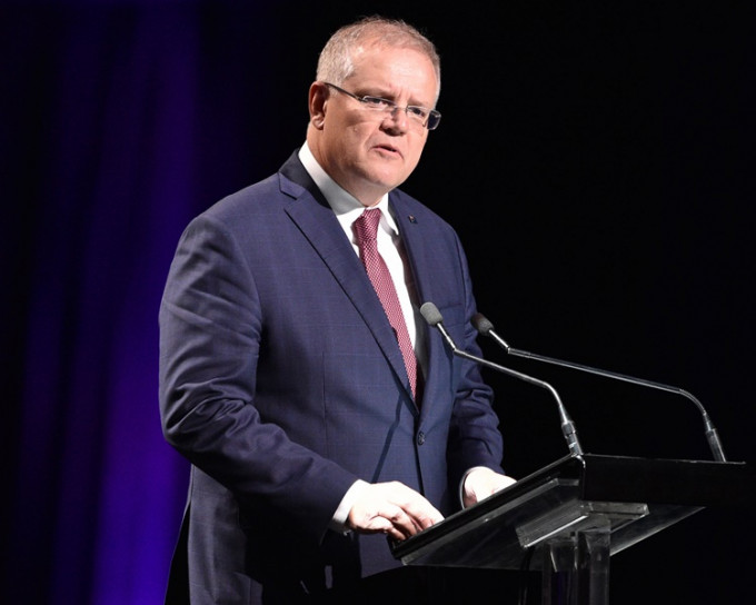 澳洲总理莫里森宣布，将限制2人以上聚集。AP
