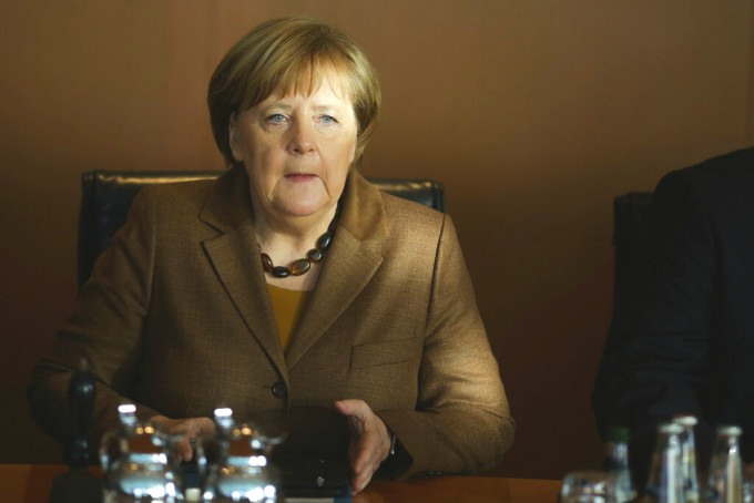 德国总理默克尔关闭facebook帐户。AP图片
