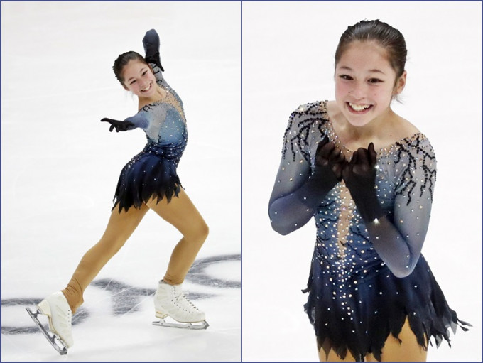 劉美賢成為全美花樣滑冰錦標賽史上最年輕冠軍。AP