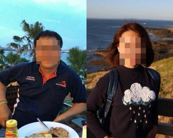 崔雅潔(右)早年被50歲的新加坡已婚男友邱貴福(左)殺害。網圖