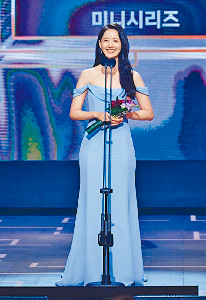 潤娥憑《律戰江湖》，奪得迷你劇部門女子最優秀演技獎。
