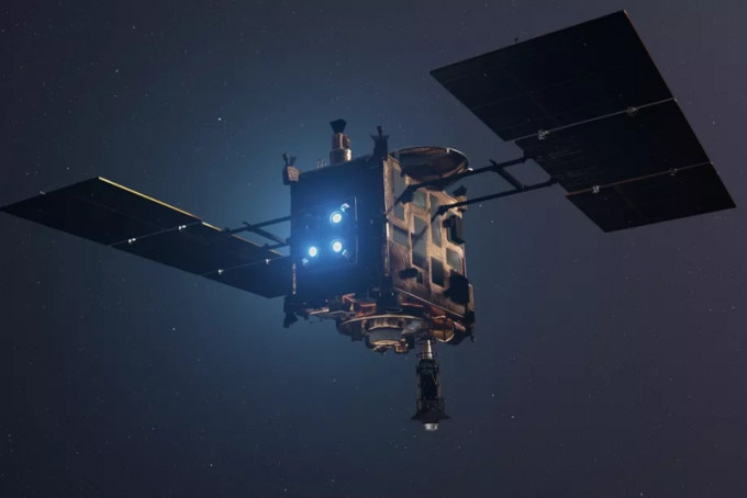 日本探测器「隼鸟2号」成功着陆龙宫小行星。(网图)