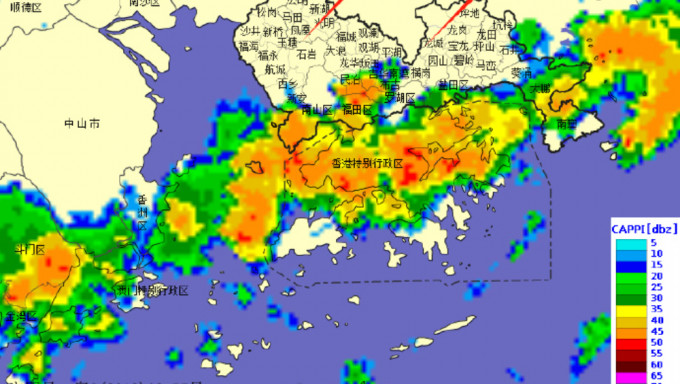 深圳15日迎大风雷雨天气。