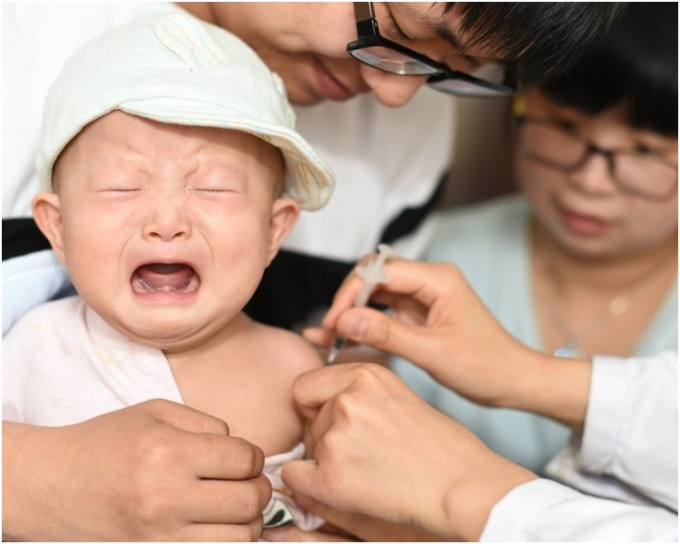 山东省公布免费补种「百白破」疫苗的方案。新华社
