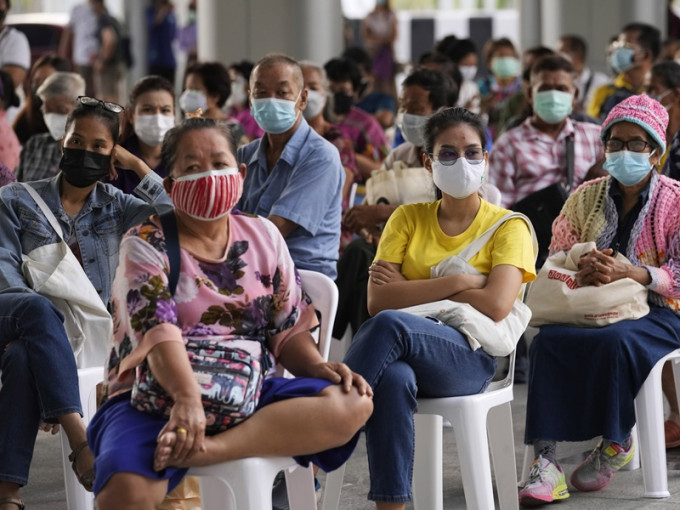 泰國的確診或死亡都創疫情以來新高。AP